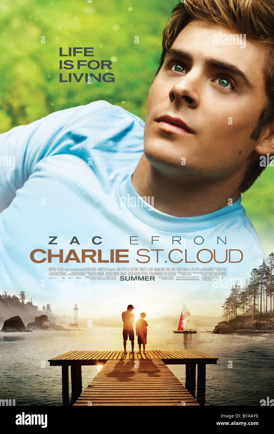 Charlie St. Cloud Anno : 2010 USA Direttore : Burr Steers Zac Efron Movie poster (USA) Foto Stock