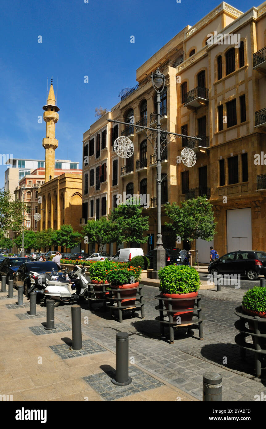 Gli edifici del centro storico di Beirut Beirut, Libano, Medio Oriente e Asia Orientale Foto Stock