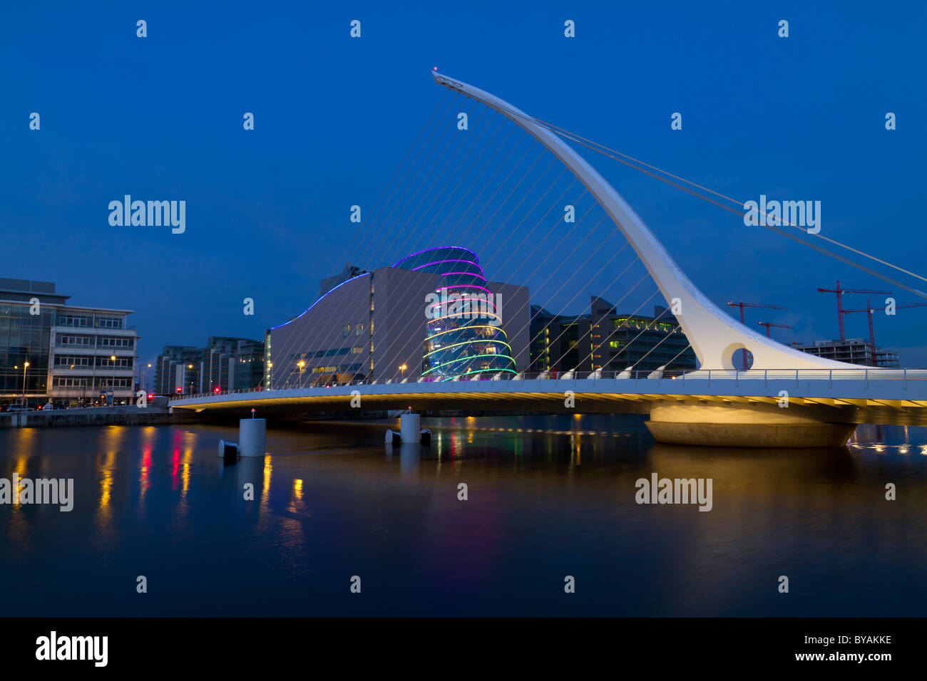 Samuel Beckett Bridge, Dublino, Irlanda. Foto Stock