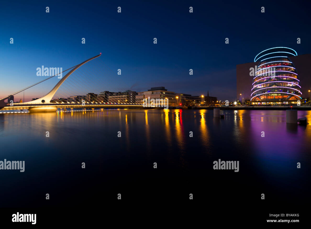 Samuel Beckett Bridge, Dublino, Irlanda. Foto Stock