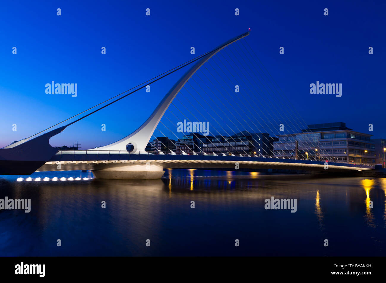 Samuel Beckett Bridge, Dublino, Irlanda. Foto Stock