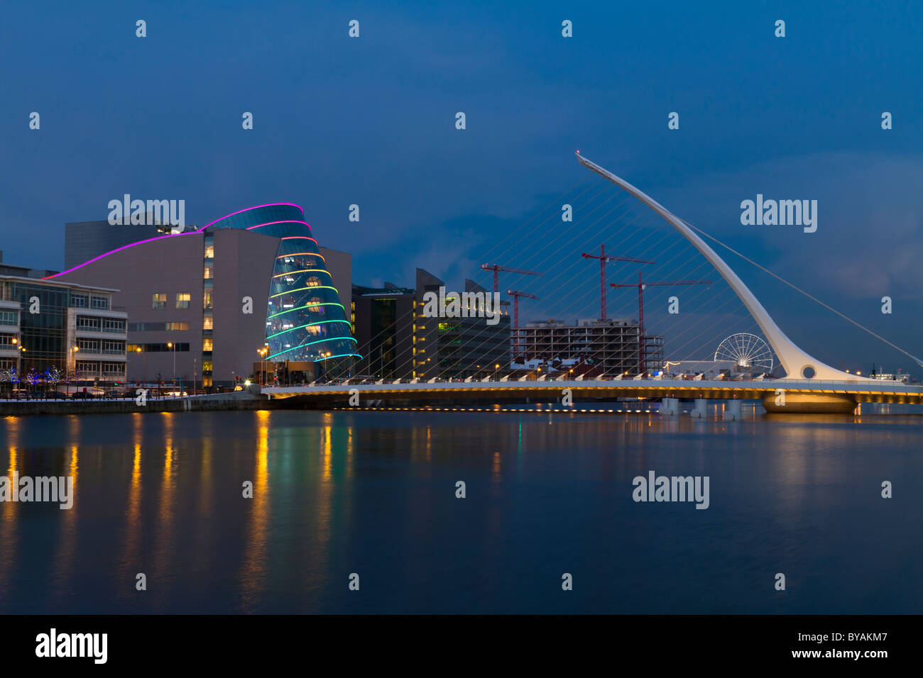 Samuel Beckett Bridge, Dublino, Irlanda. Foto Stock
