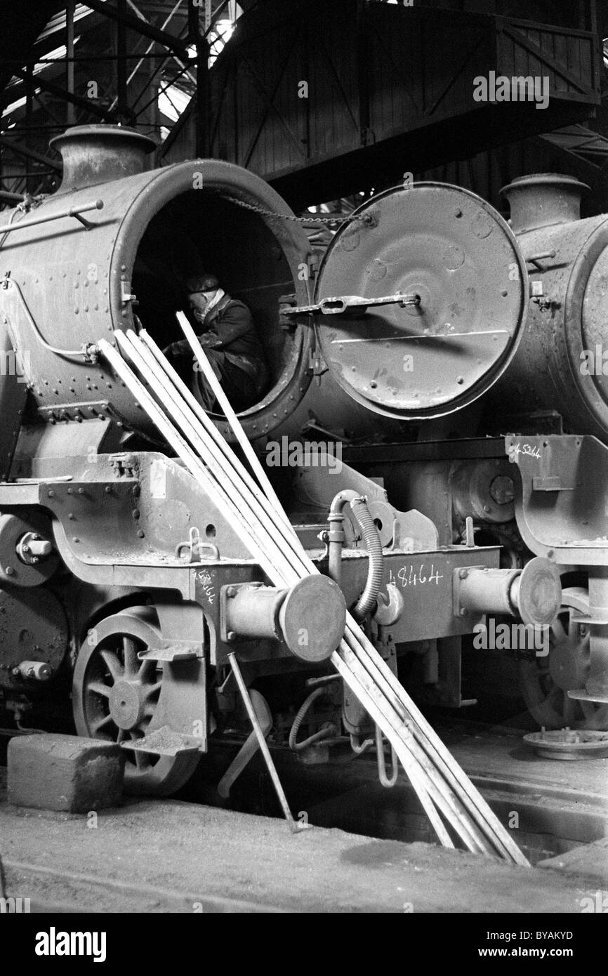 Steam locomotives Wolverhampton 1967 Gran Bretagna 1960 IMMAGINE DI DAVID BAGNALL Foto Stock