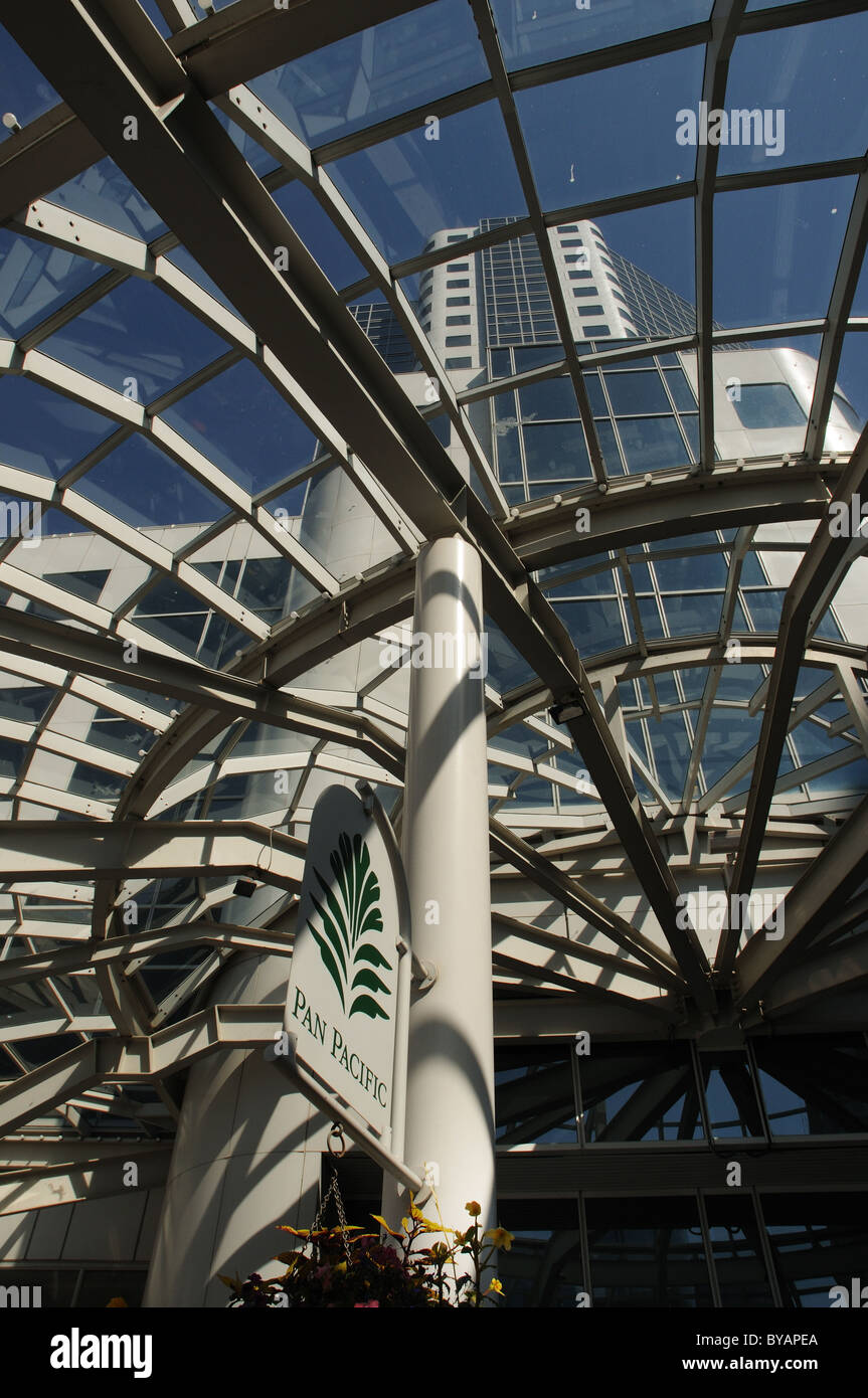All'interno del Pan Pacific Hotel a Vancouver in Canada Foto Stock