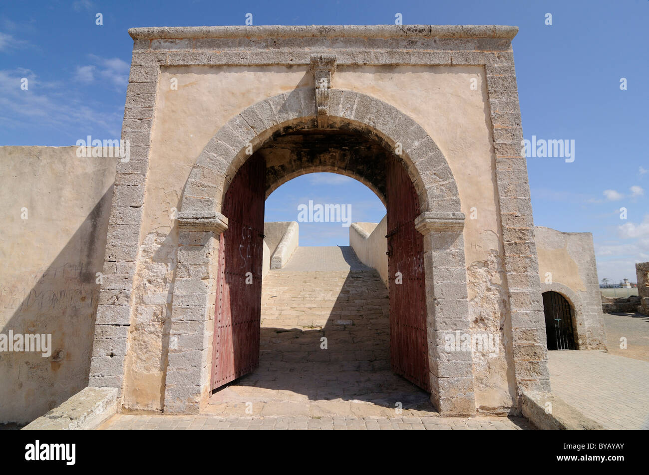 Antica fortezza Portoghese di El Jadida, sito patrimonio mondiale dell'UNESCO, Marocco, Africa Foto Stock