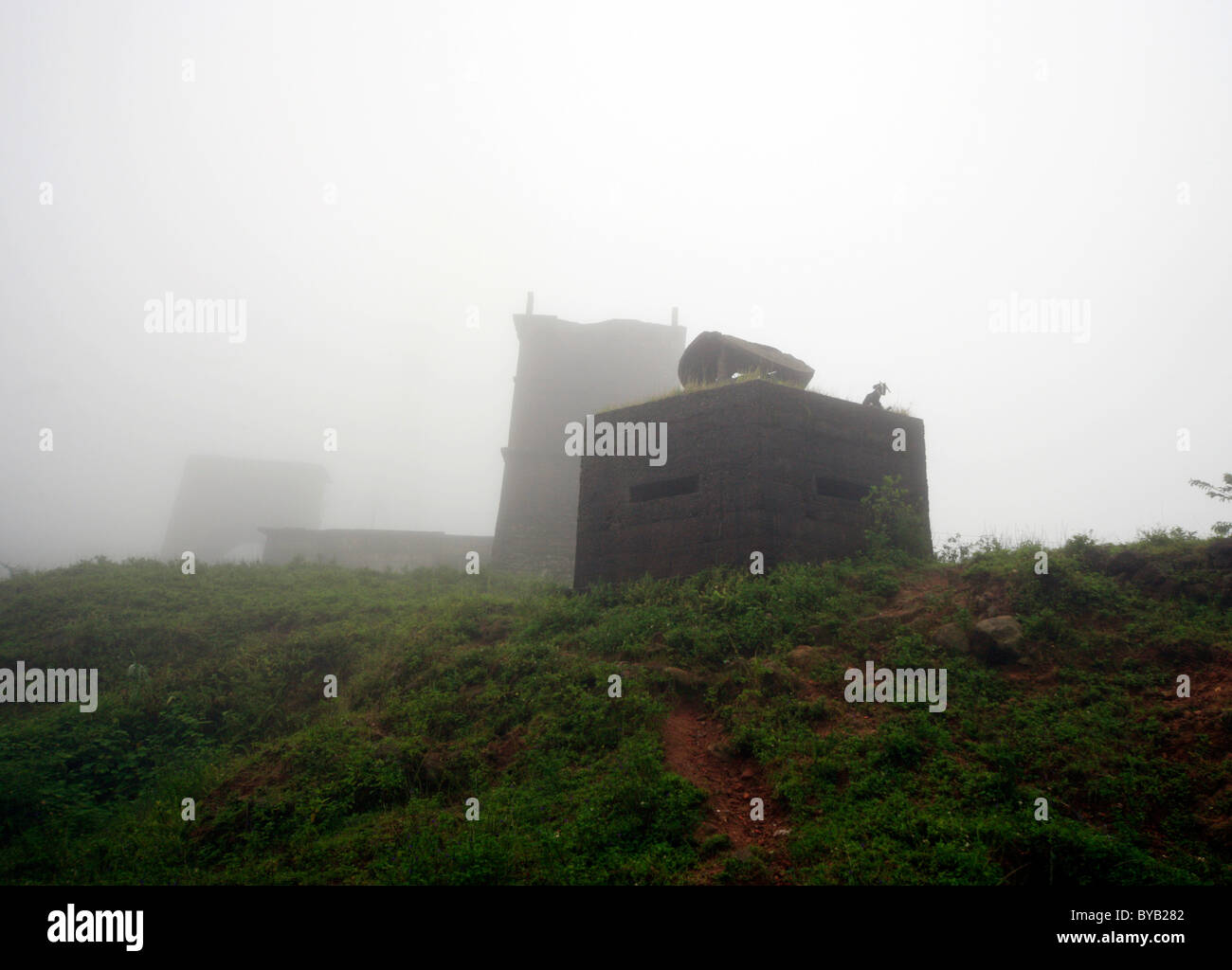 Fortezza, Hai Van Pass, Vietnam, Asia Foto Stock
