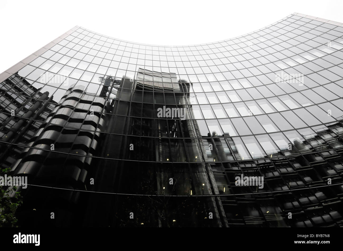 Esterno in sede di Lloyds di Londra, Inghilterra, Regno Unito, Europa Foto Stock