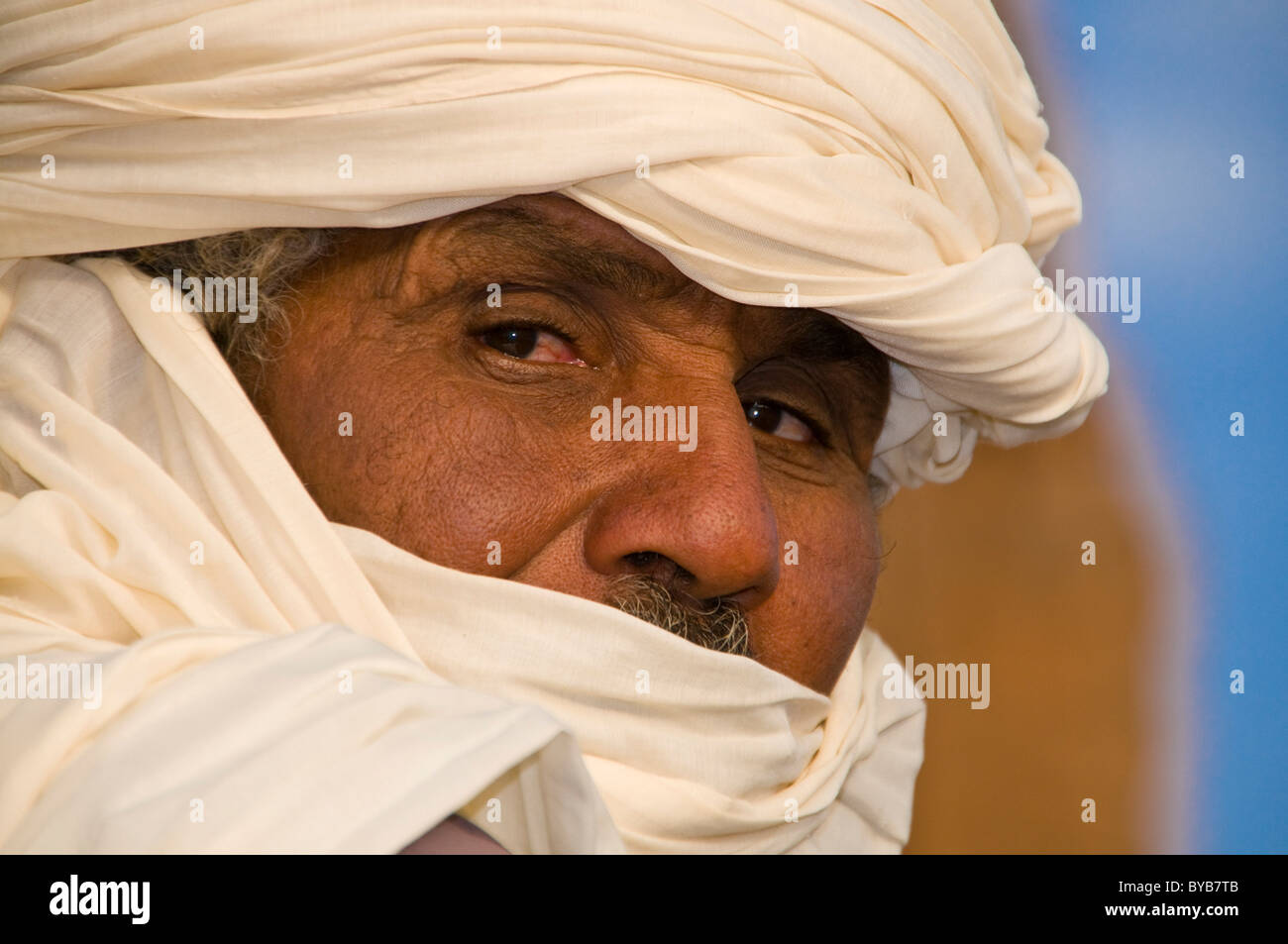 Il Tuareg, ritratto, Tasset, Algeria, Africa Foto Stock