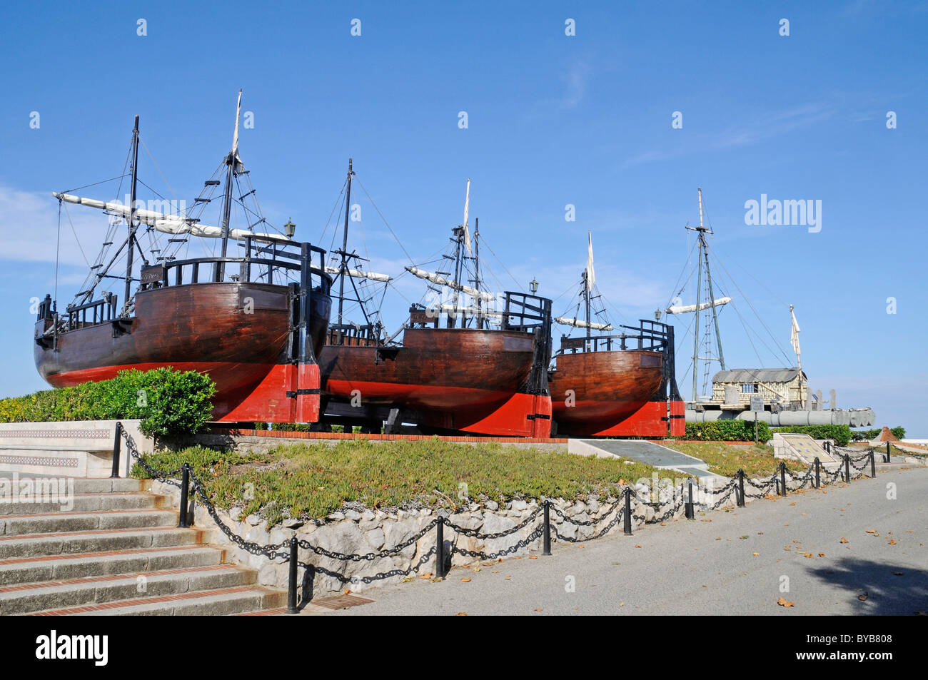 Gli esseri umani e il mare, museo, antiche navi, La Magdalena penisola, a Santander, Cantabria, Spagna, Europa Foto Stock