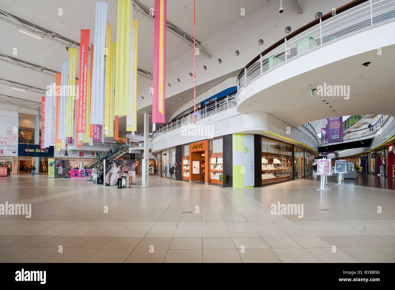 Manufaktura Shopping Centre, a Lodz, Polonia, Europa Foto Stock