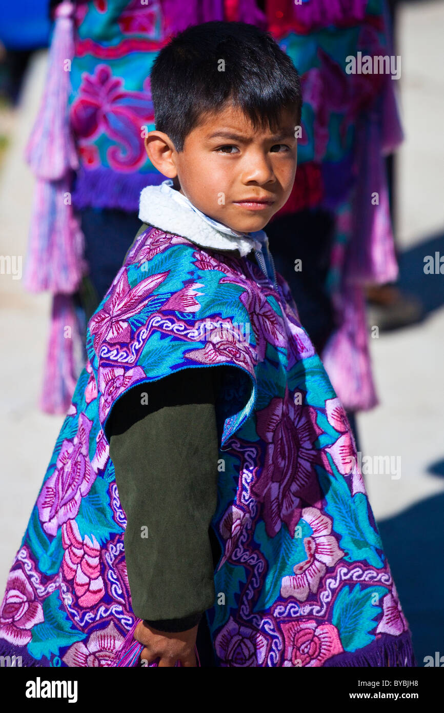 San Sebastian festival, Zinacantán, Chiapas, Messico, 10 km al di fuori di San Cristobal de las Casas Foto Stock