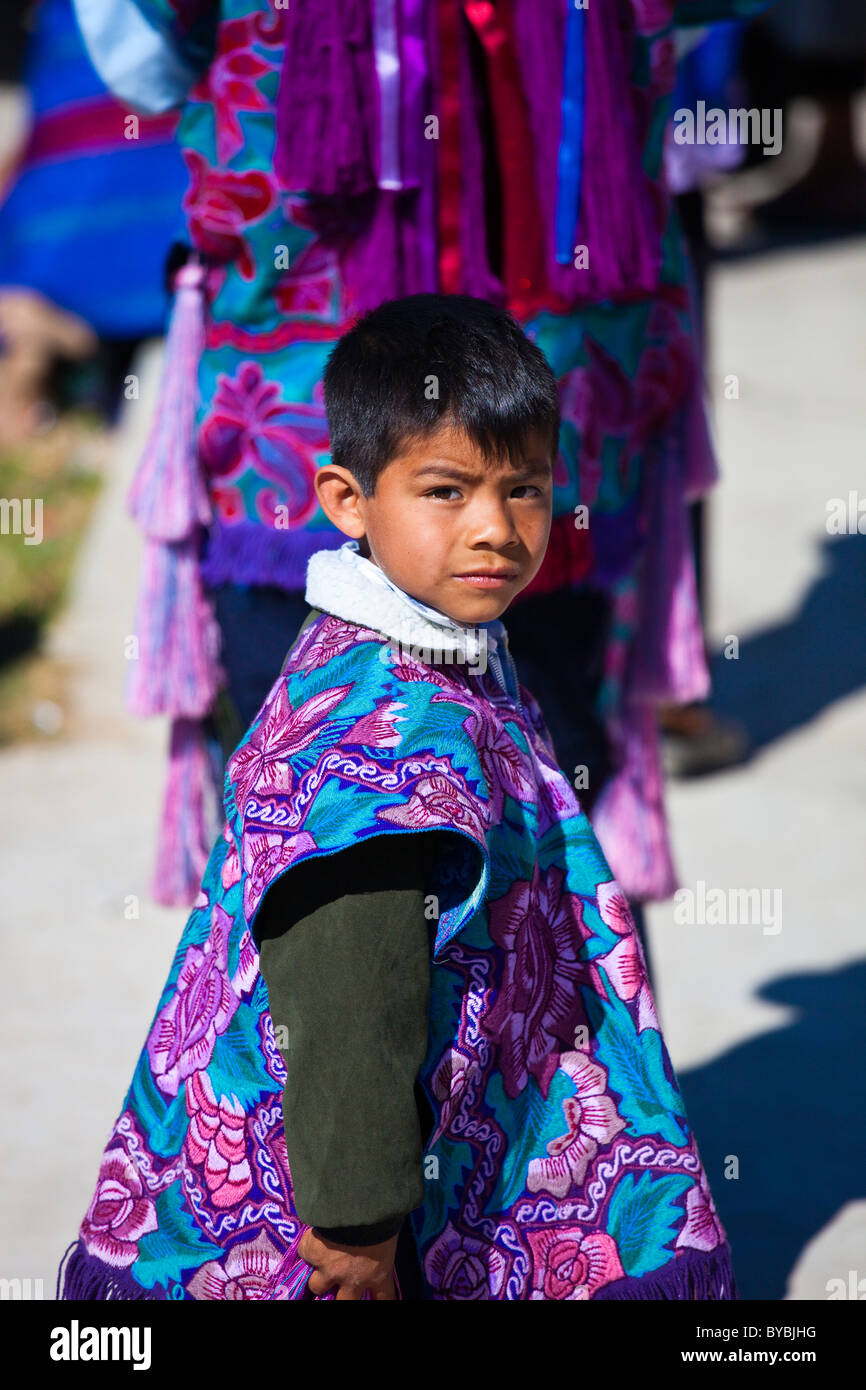 San Sebastian festival, Zinacantán, Chiapas, Messico, 10 km al di fuori di San Cristobal de las Casas Foto Stock