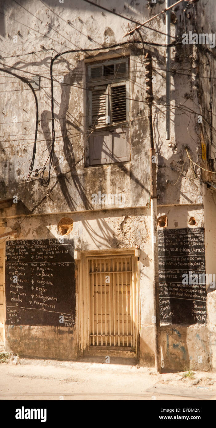 Stonetown; Zanzibar, Tanzania Foto Stock