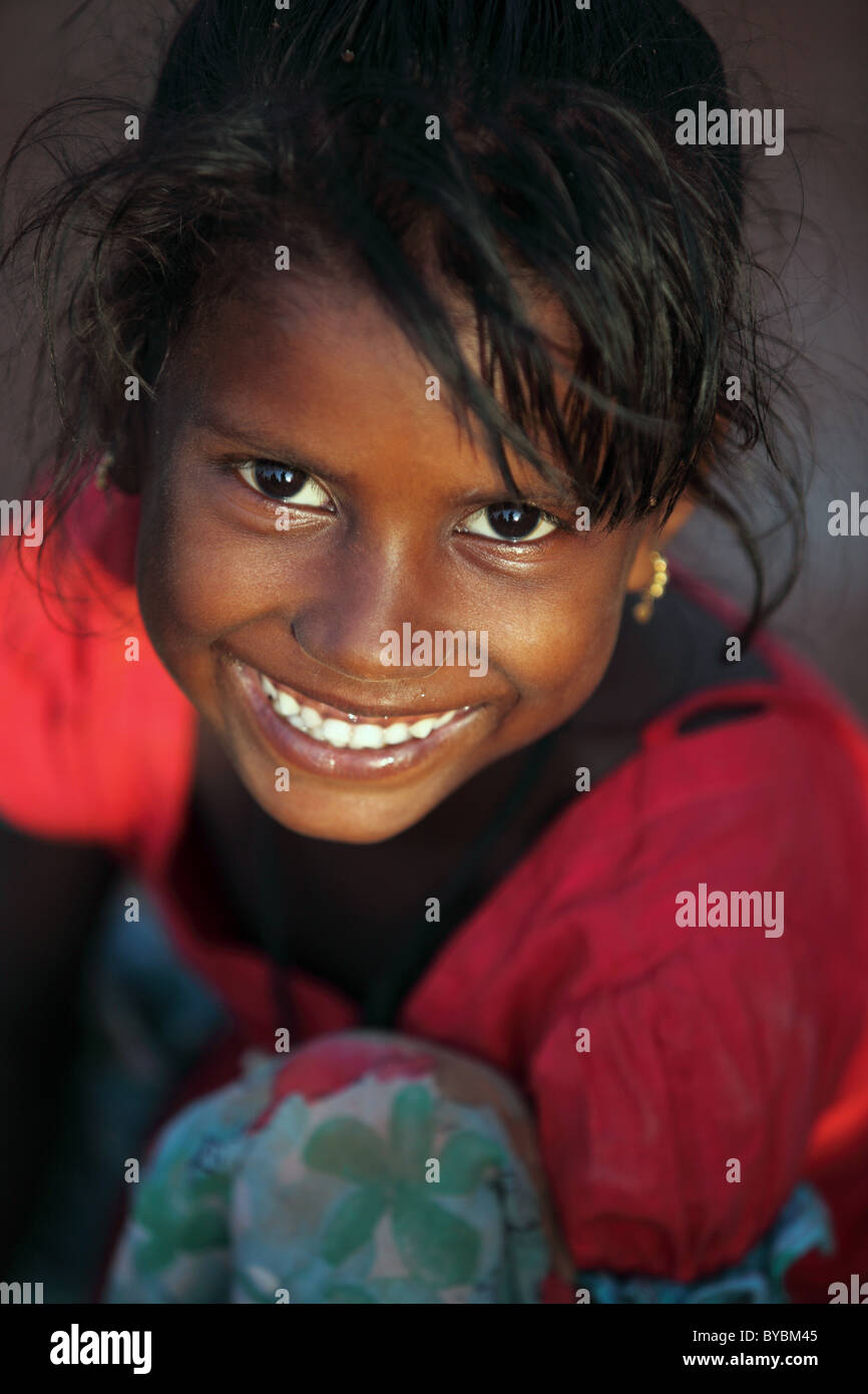 Il lavoro minorile nel sud del Bangladesh Foto Stock