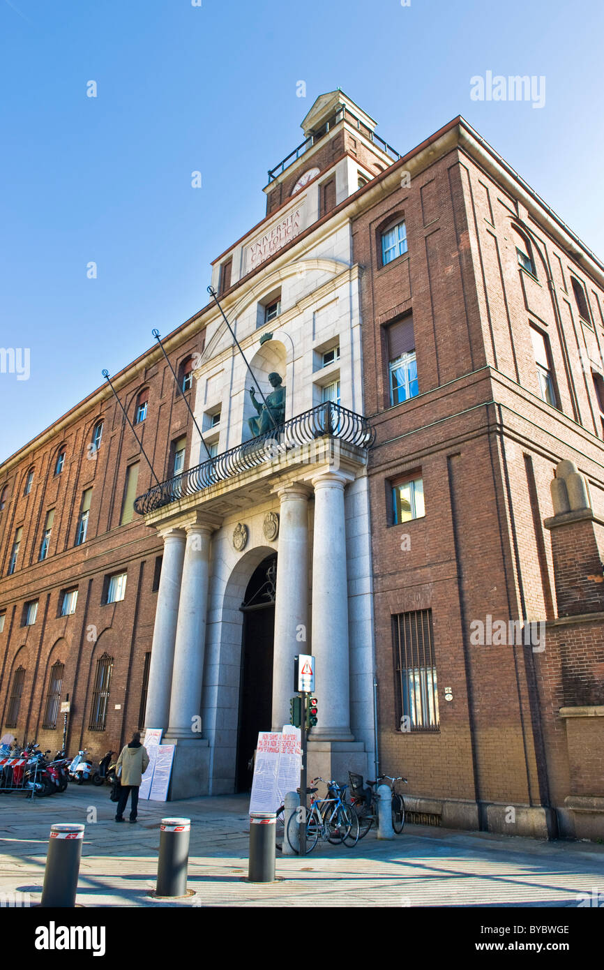 Università Cattolica del Sacro Cuore, Università Cattolica del Sacro Cuore di Milano, Italia Foto Stock