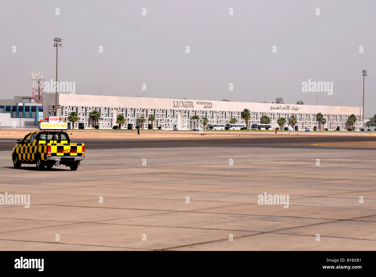 Dall'Aeroporto di Luxor, Egitto Foto Stock
