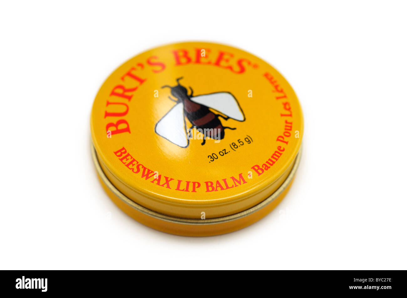 Balsamo per labbra - Tutto naturale, cera d'api Foto Stock