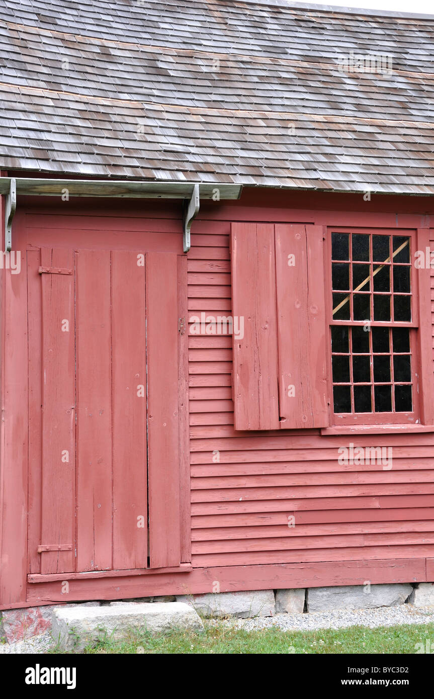 Il Nathan Hale Schoolhouse in East Haddam è una scuola di camera, costruito nel 1750 - Connecticut, Stati Uniti d'America Foto Stock