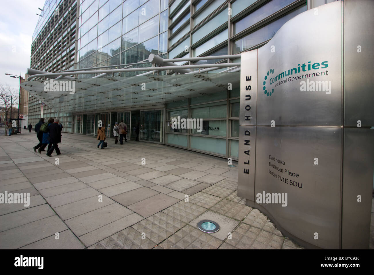 Comunità e uffici governativi locali, Eland House, Londra, Regno Unito Foto Stock