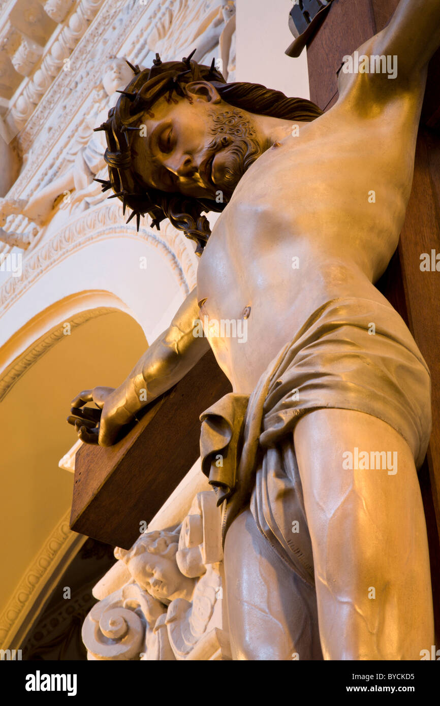 Gesù sulla croce - Vienna - kirche am Hof Foto Stock