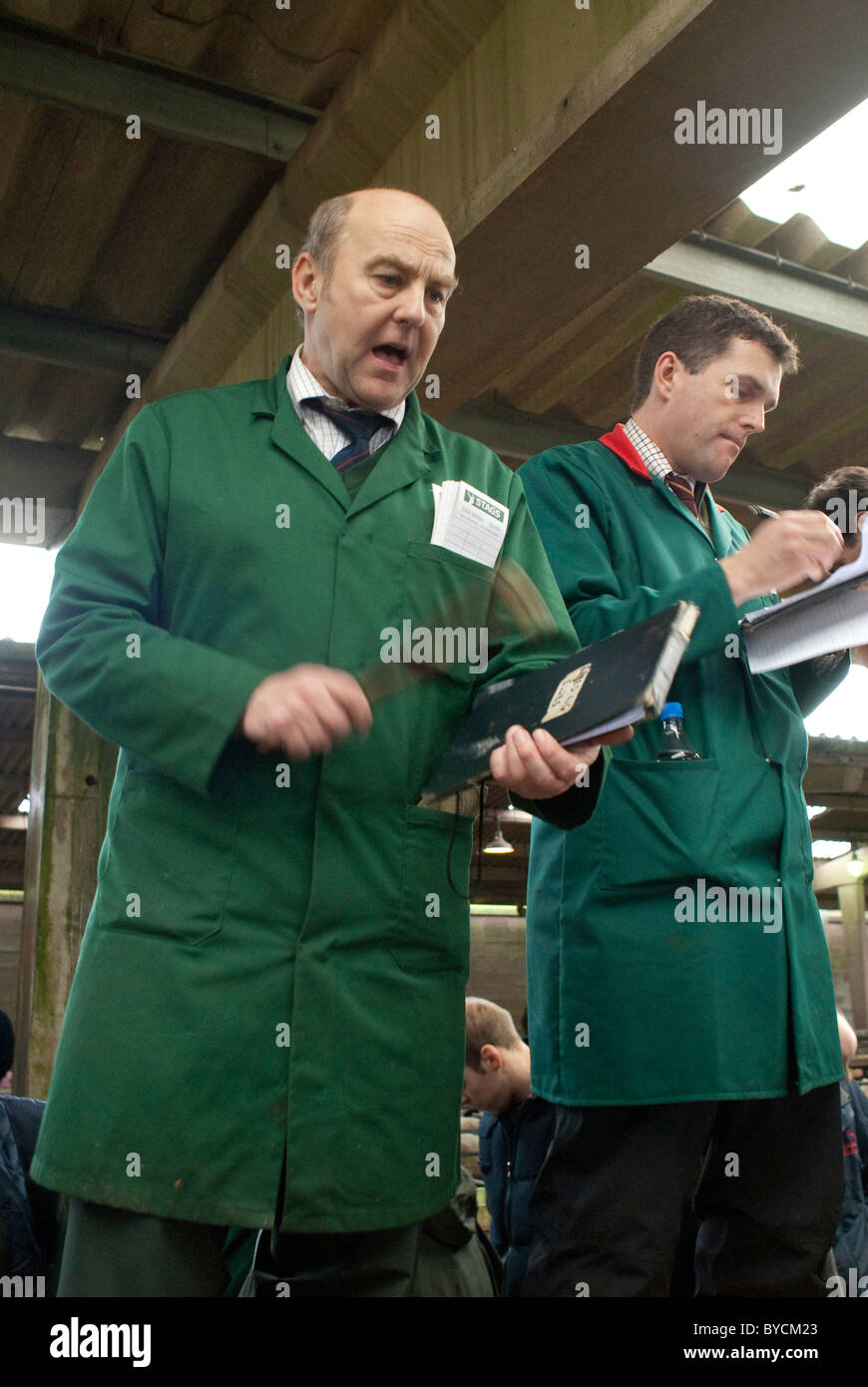 Ultimi giorni a Taunton Mercato del Bestiame prima di lasciare la città interna sito per il moderno mercato nuovo in autostrada. Foto Stock