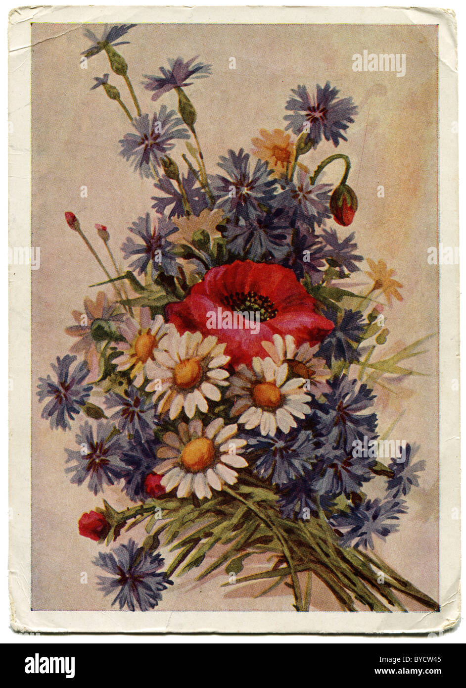 Cartolina di antiquariato Foto Stock