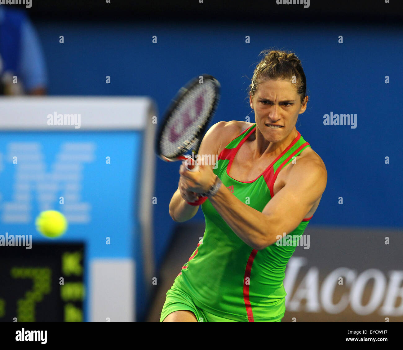 Australian Open di Tennis 2011. Melbourne. Domenica 23.1.2011. Andrea PETKOVIC (GER) . Foto Stock