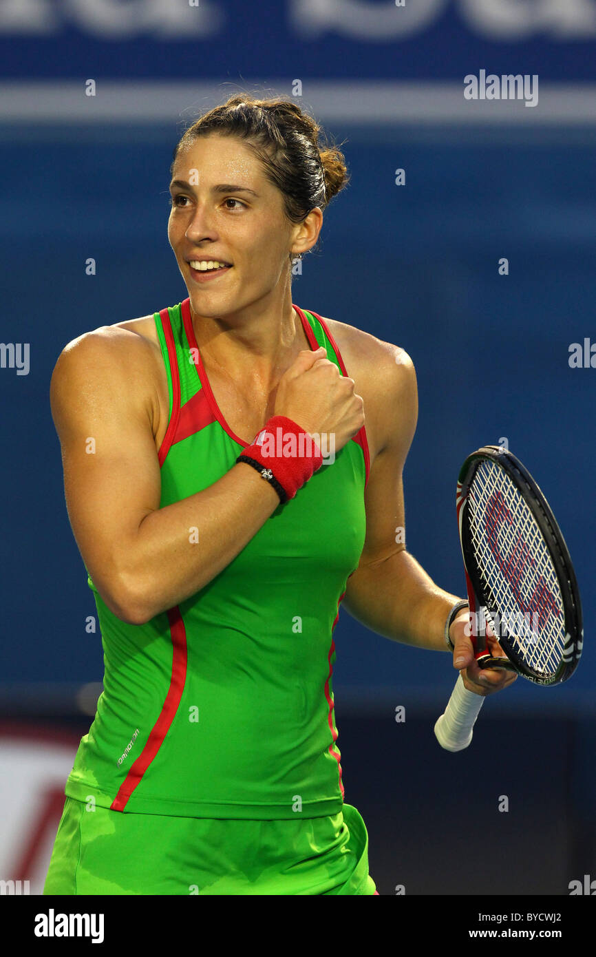 Australian Open di Tennis 2011. Melbourne. Domenica 23.1.2011. Andrea PETKOVIC (GER) . Foto Stock