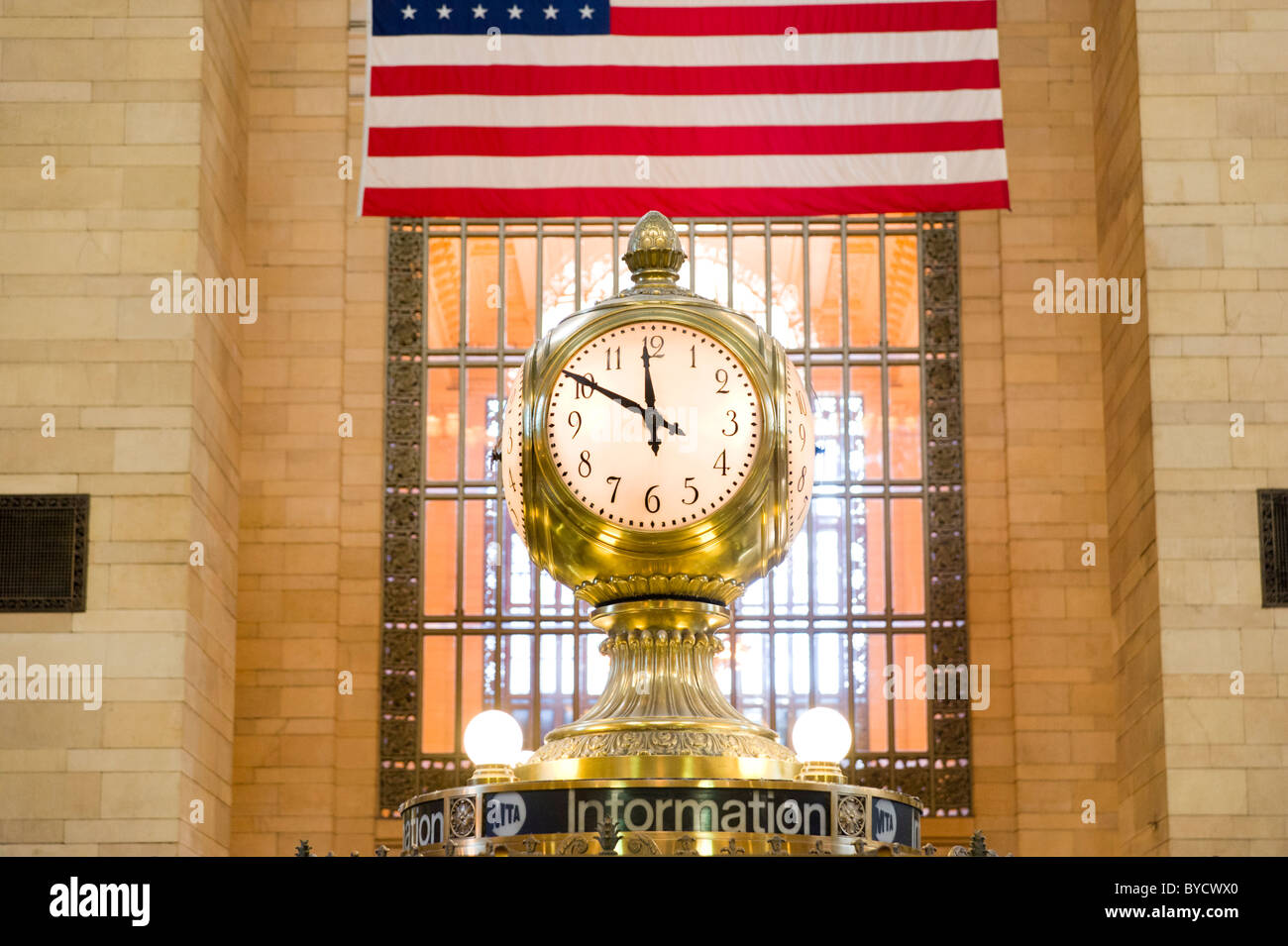 Orologio in Grand Central Terminal, New York City, Stati Uniti d'America Foto Stock