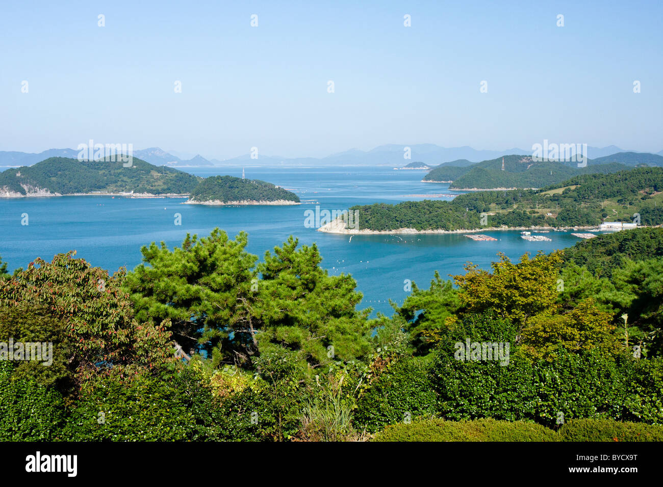 Hallyeo Parco Nazionale Marittimo, Corea del Sud Foto Stock