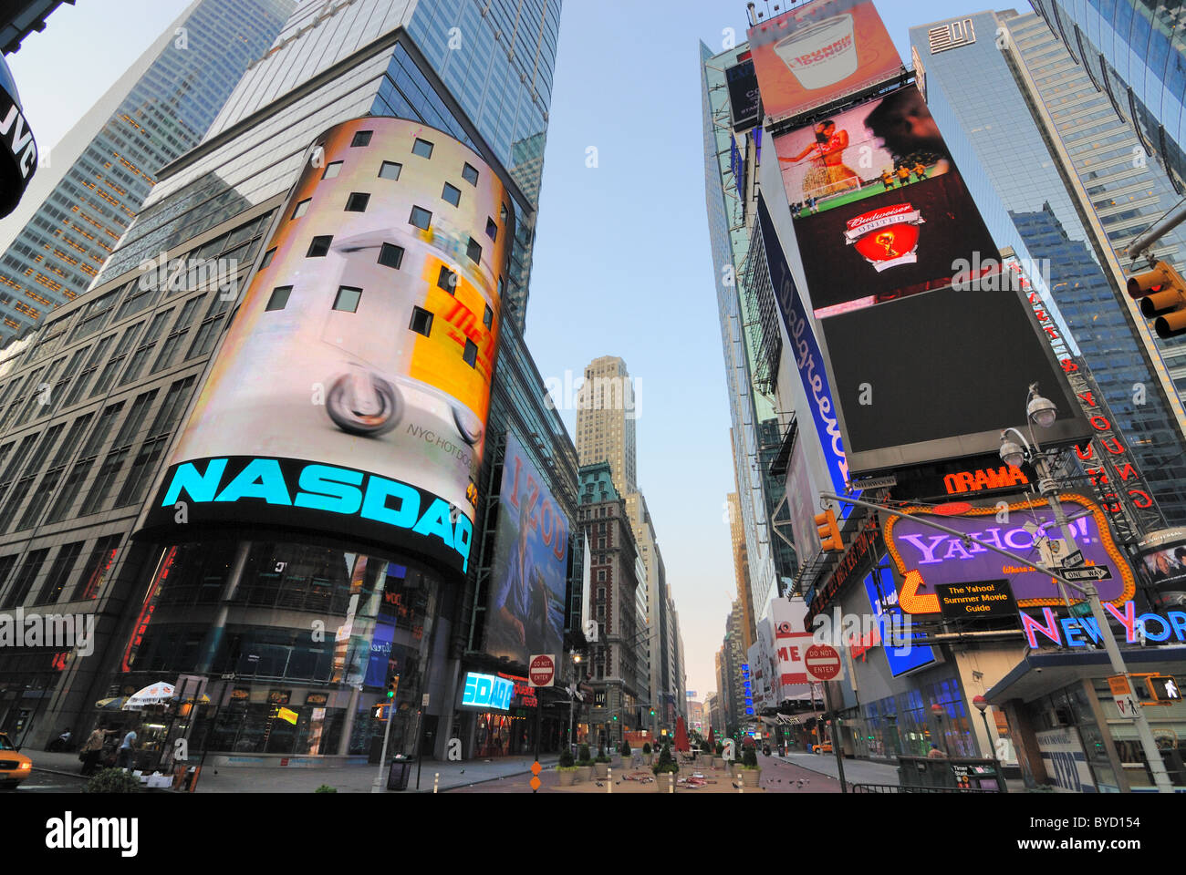 Famosa Times Square a New York City. Giugno 27, 2010. Foto Stock