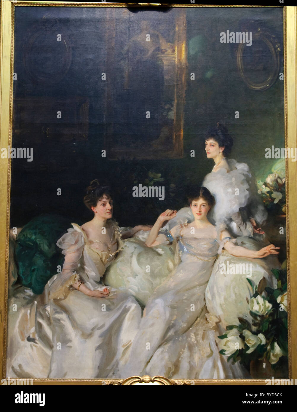 Il Wyndham Sorelle: Lady Elcho, la sig.ra Adeane, e la Sig.ra Tennant, 1899, da John Singer Sargent Foto Stock