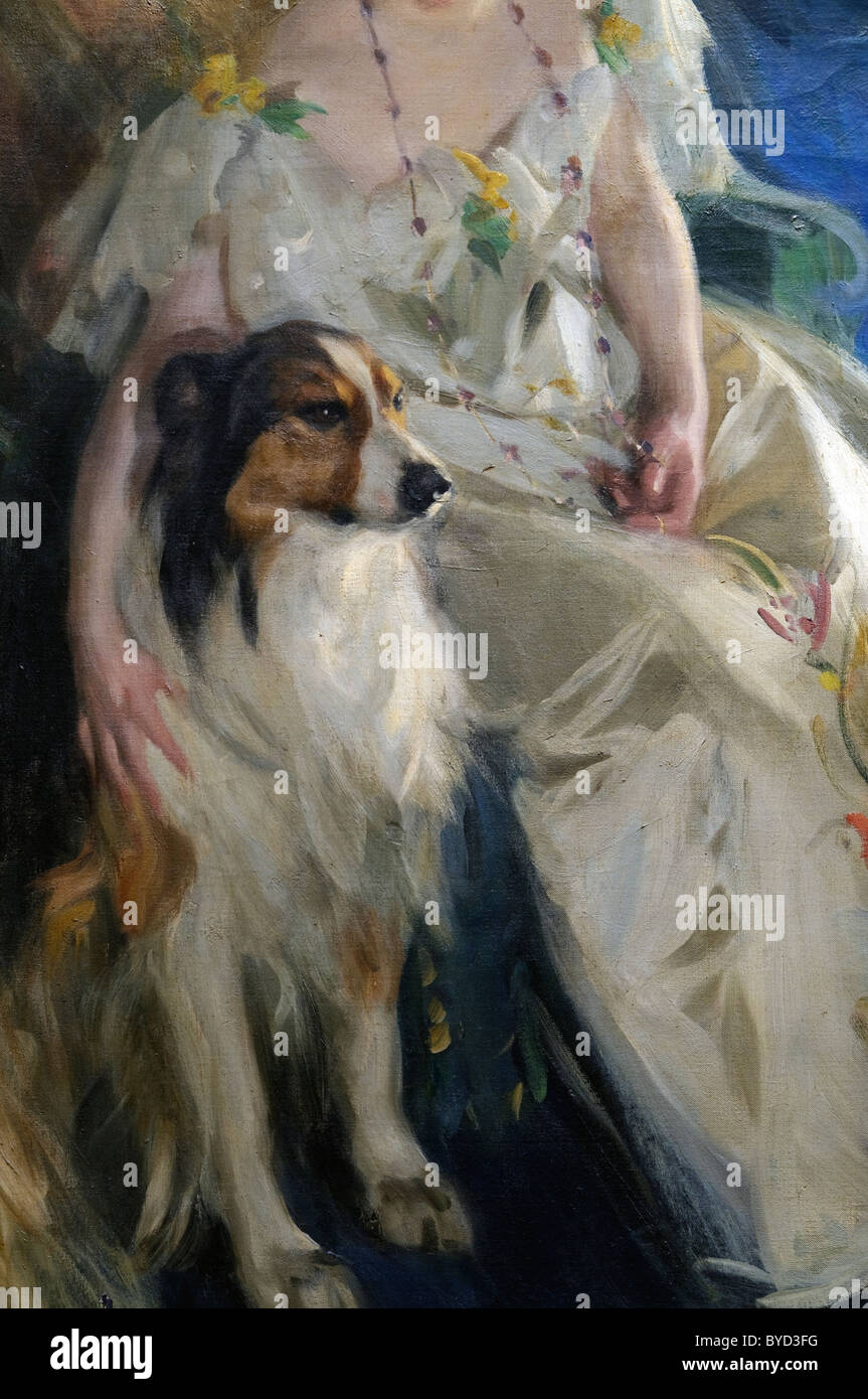 Dettaglio: Sig.ra Walter Rathbone Bacon (Virginia Purdy, morto 1919), 1897 da Anders Leonard Zorn Foto Stock