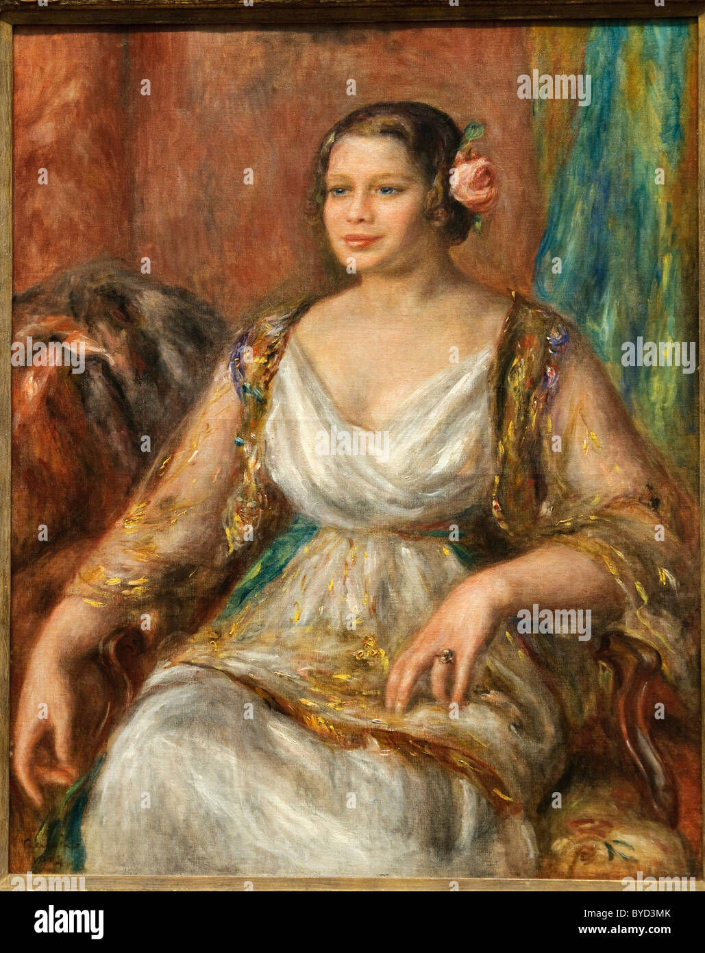 Tilla Durieux (Ottilie Godeffroy, 1880-1971), 1914, da Auguste Renoir, Foto Stock