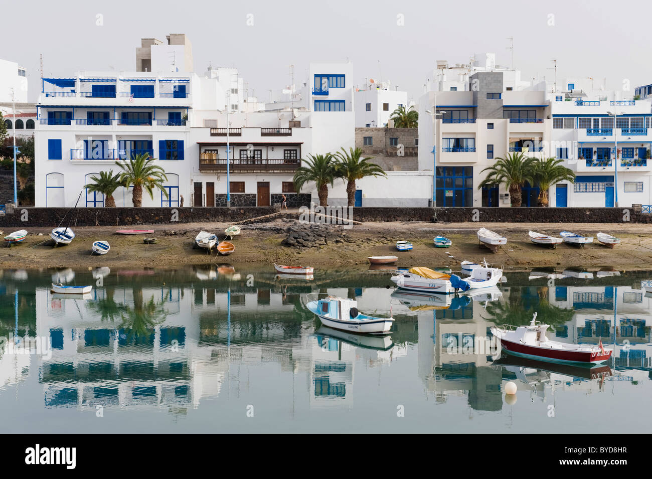 Porto di Charco de San Gines, Arrecife, Lanzarote, Isole Canarie, Spagna, Europa Foto Stock