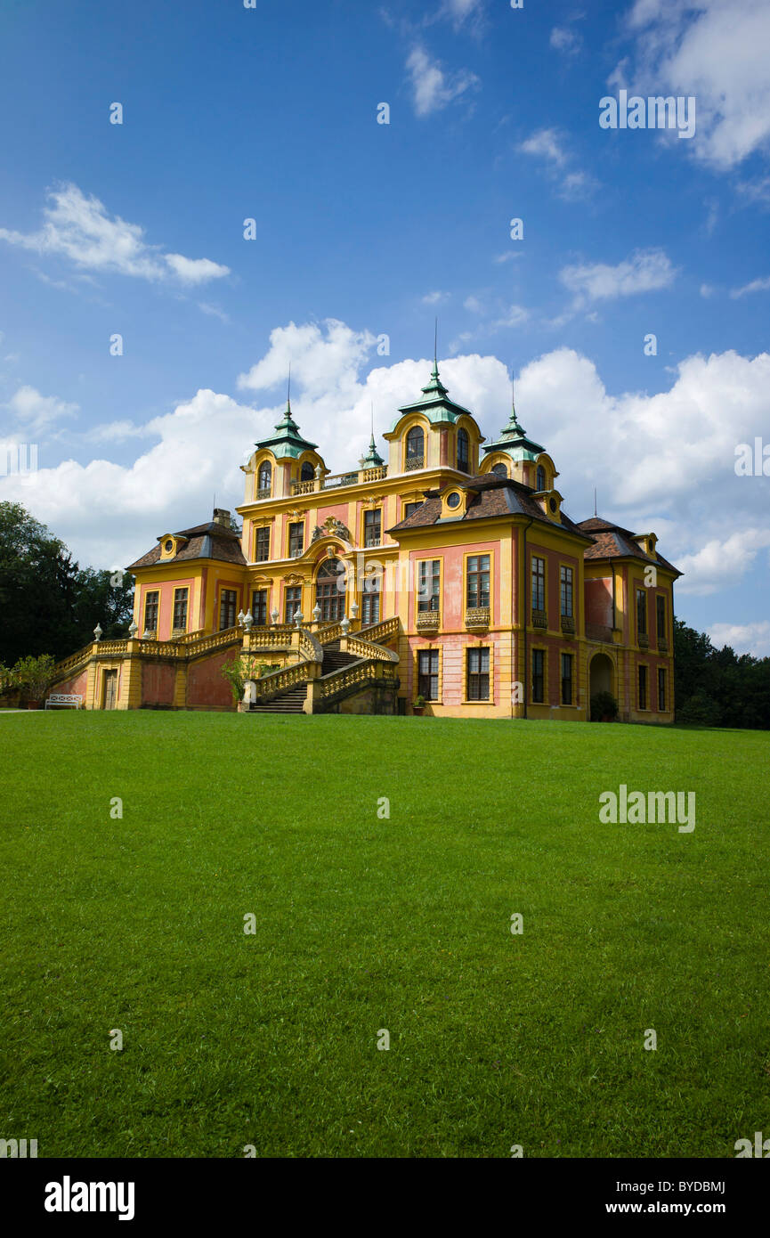 Schloss preferito, il barocco palazzo di piacere e di caccia, parco preferito, Ludwigsburg, Baden-Wuerttemberg, Germania, Europa Foto Stock