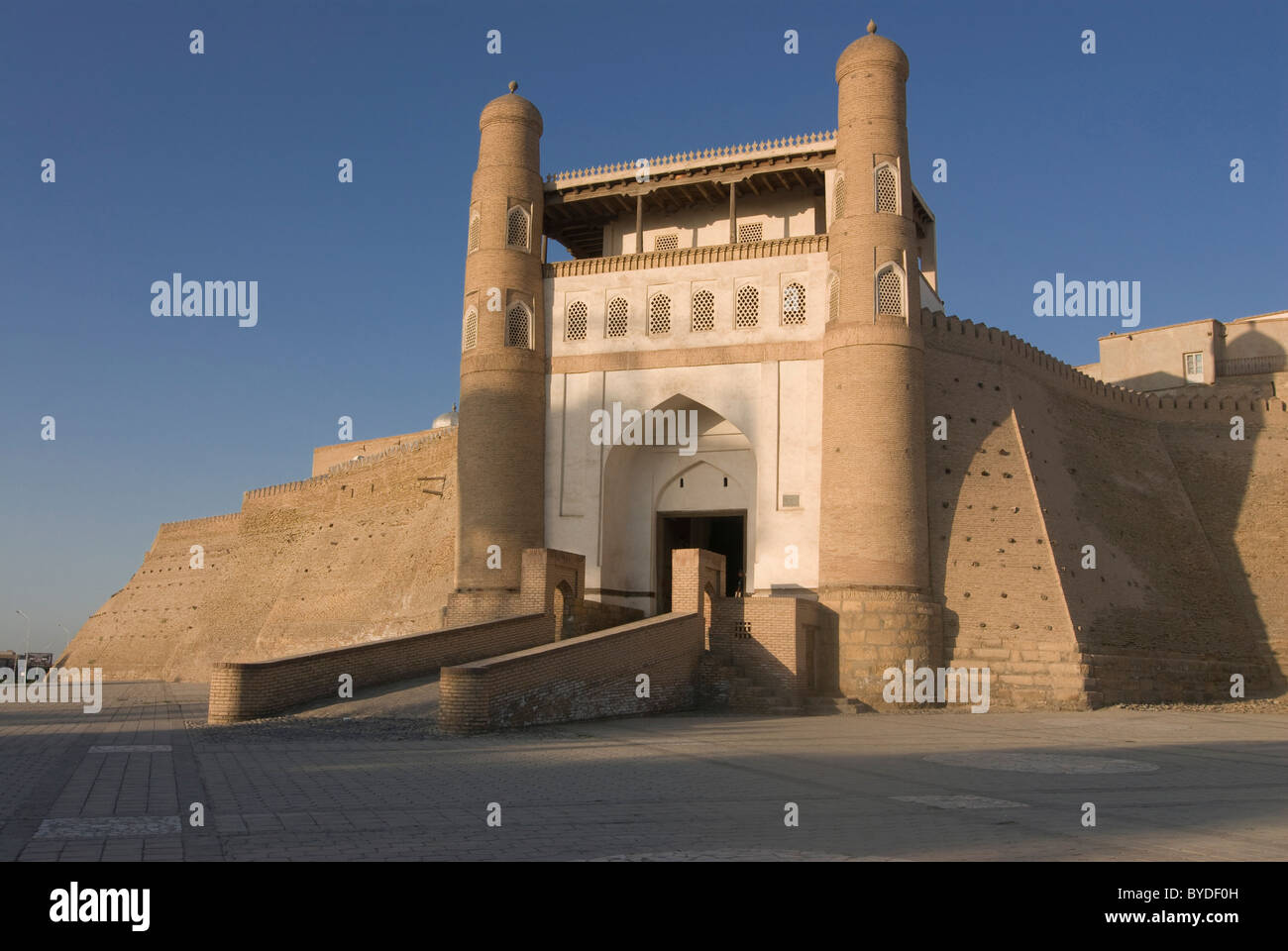 Fortezza Ark, Bukhara, Uzbekistan in Asia centrale Foto Stock