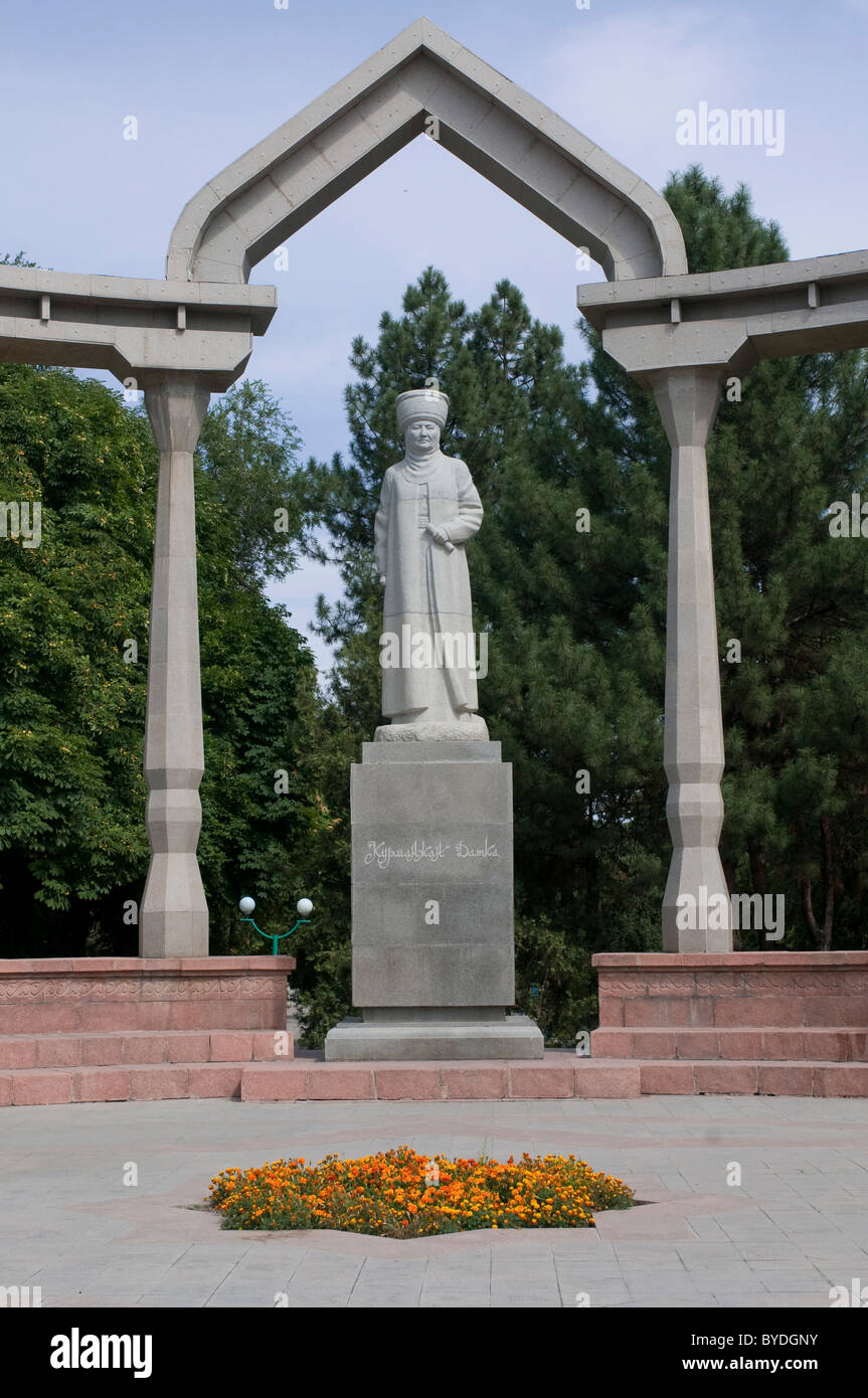 Monumento, a Bishkek, Kirghizistan, Asia centrale Foto Stock