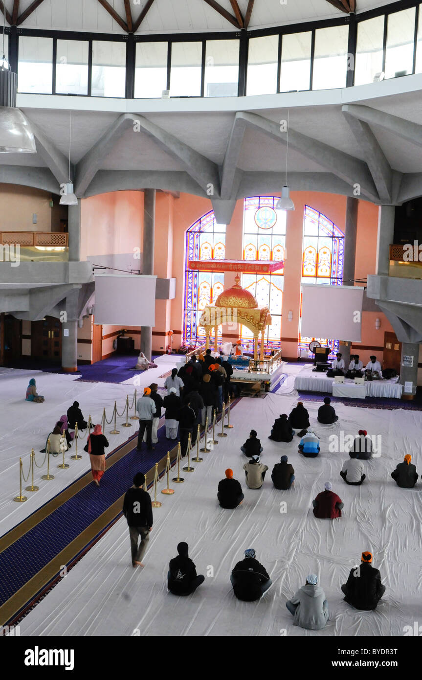 Havelock Road Gurdwara Middlesex Foto Stock