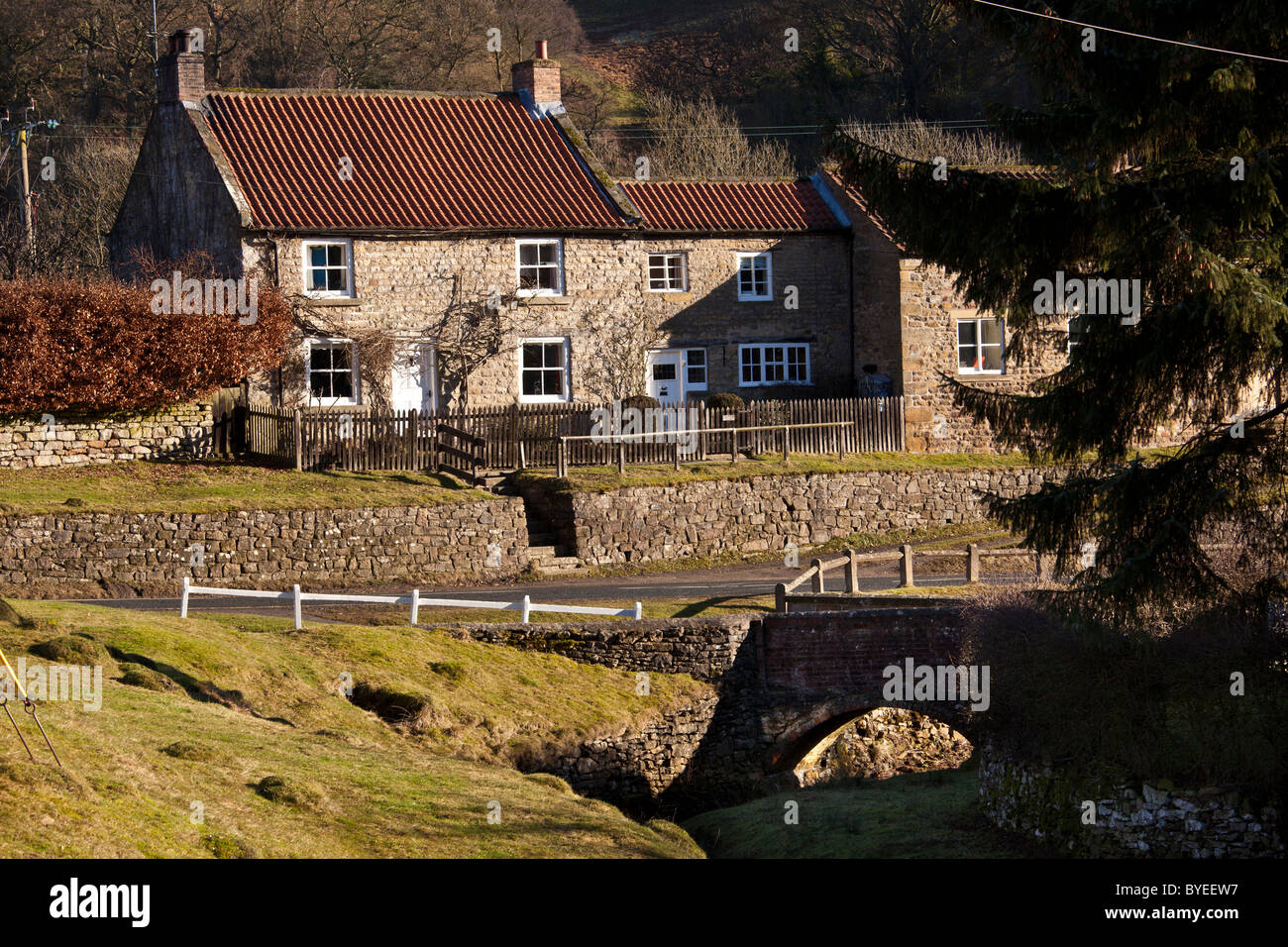 Hutton Le Hole Village North Yorkshire Foto Stock