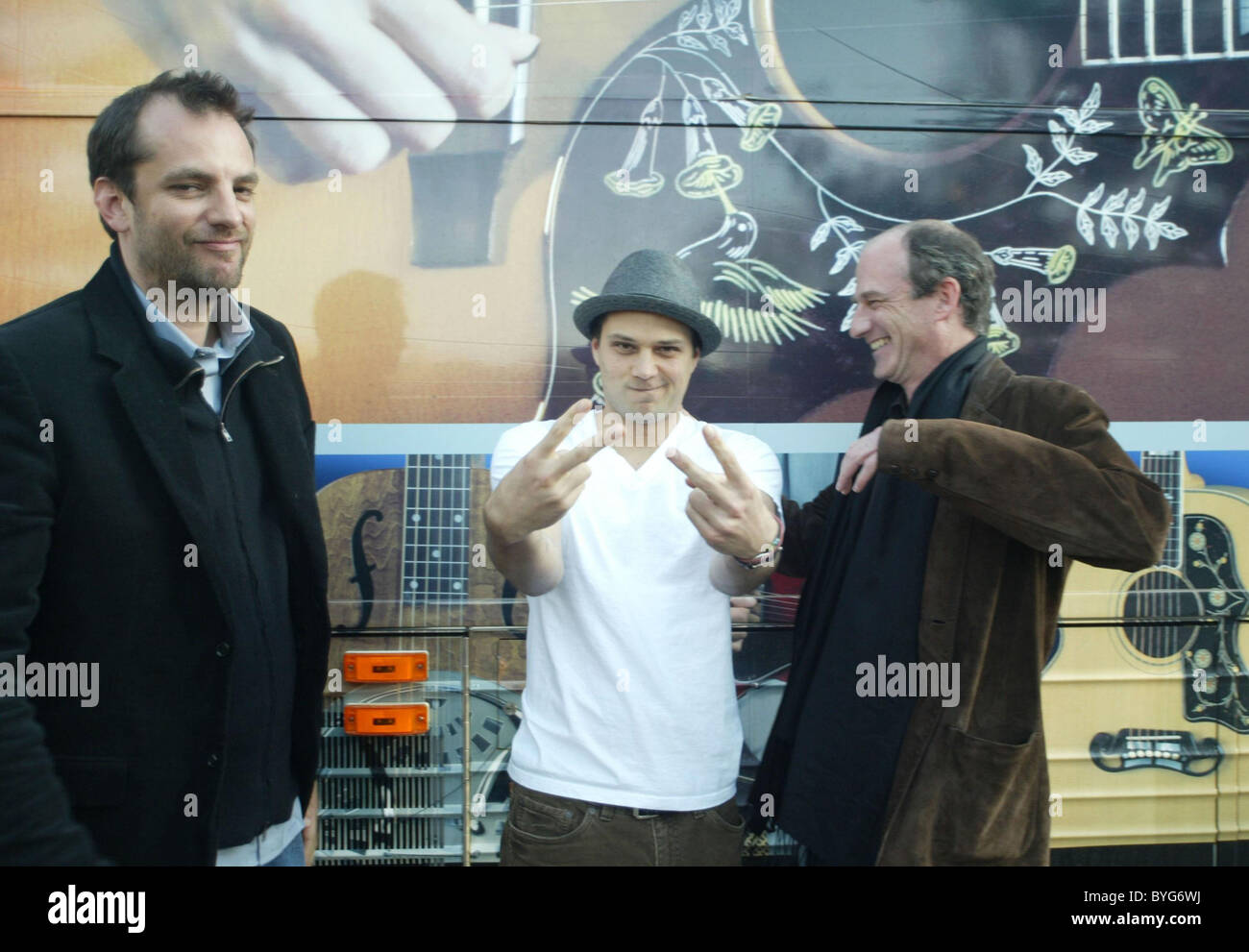 Direttore Manu Boyer, Rocco DeLuca e direttore di Manu Boyer con "Rocco DeLuca e l'onere". Chi presenti nel Foto Stock