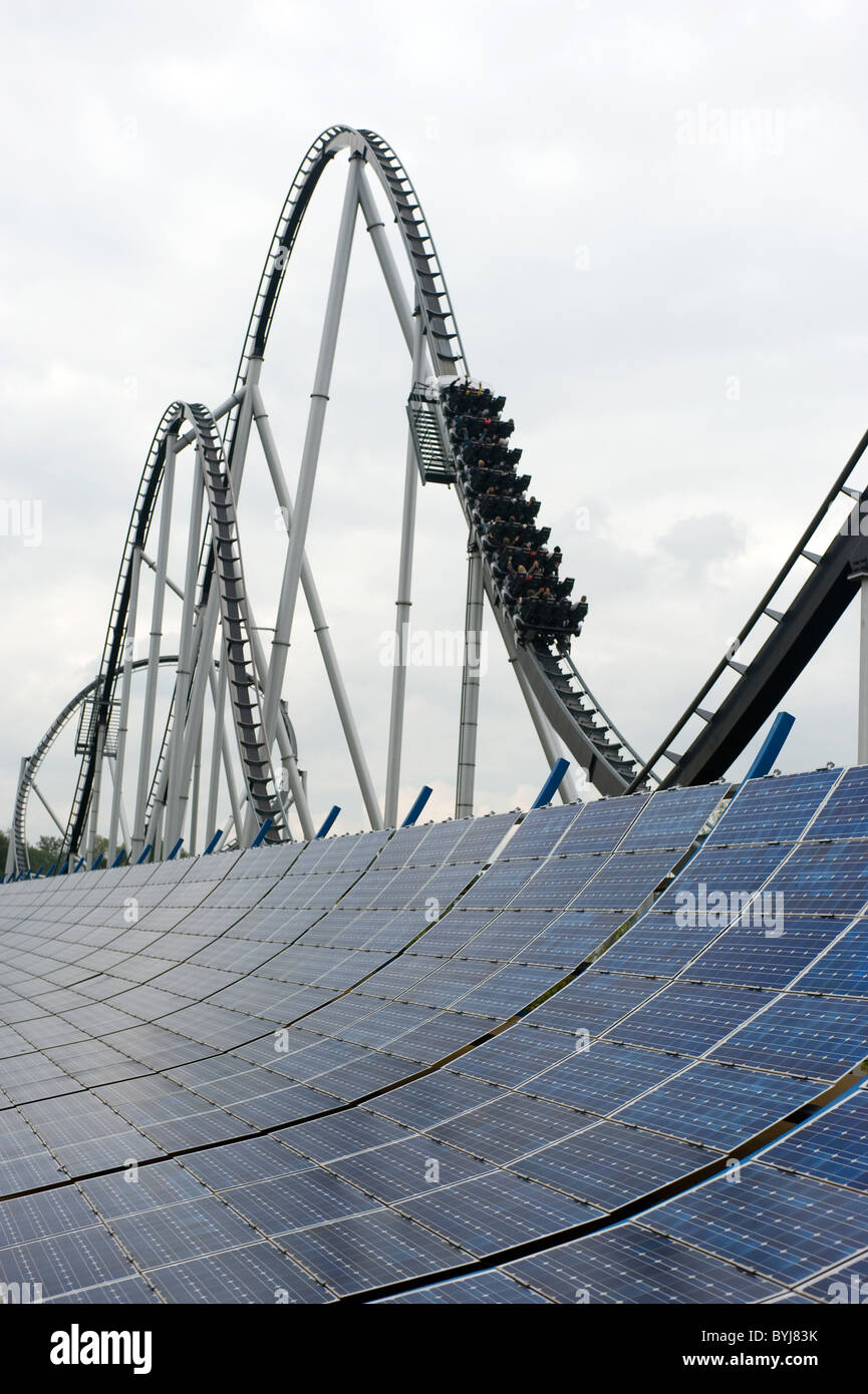 Silver Star a Europa-Park di Rust, Germania Foto Stock