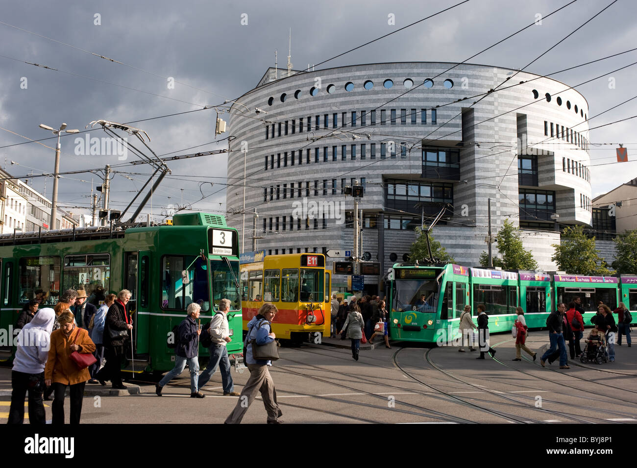 Banca dei Regolamenti Internazionali Nella Aeschenplatz, Basilea, Svizzera Foto Stock