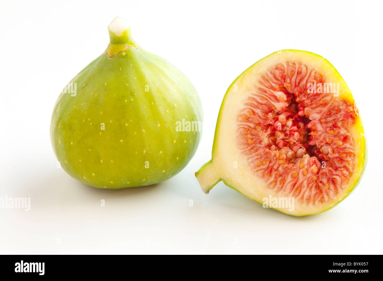 Le figure isolate su sfondo bianco Foto Stock