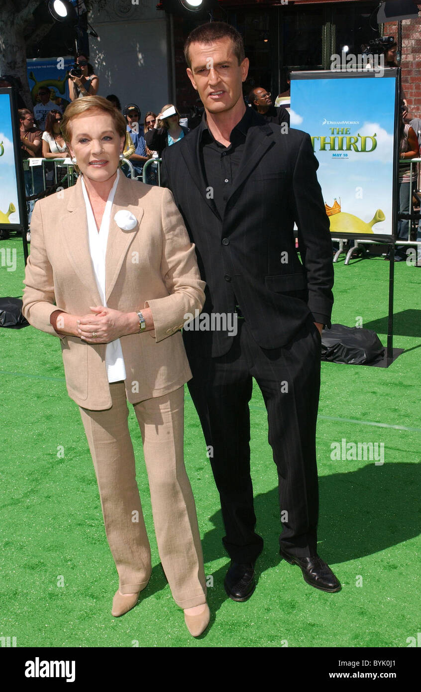 Dame Julie Andrews, Rupert Everett 'Shrek il terzo' Los Angeles Premiere - tappeto verde svoltasi al Mann Village Theatre Foto Stock