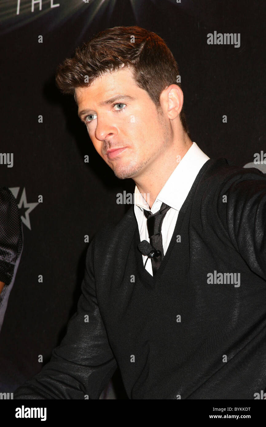 Robin Thicke BET Awards 2007 candidature annuncio detenuti presso Renaissance Hollywood Hotel Hollywood, California - 16.05.07 : Foto Stock