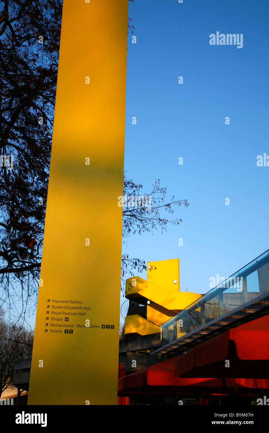 South Bank Centre di South Bank di Londra, Regno Unito Foto Stock