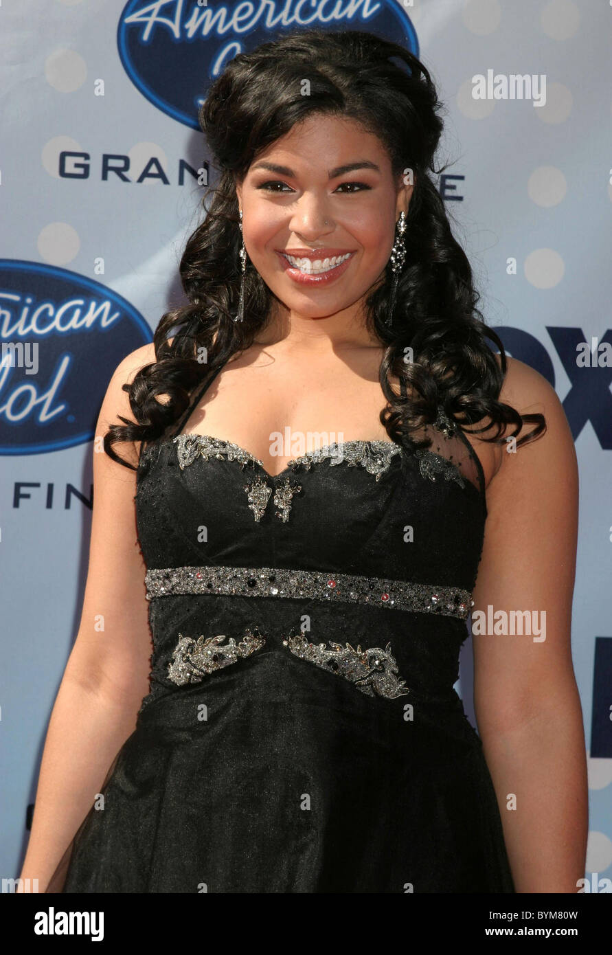 Jordin Sparks American Idol Season 6 finale al Kodak Theatre - Gli arrivi di Los Angeles, California - 23.05.07 Foto Stock