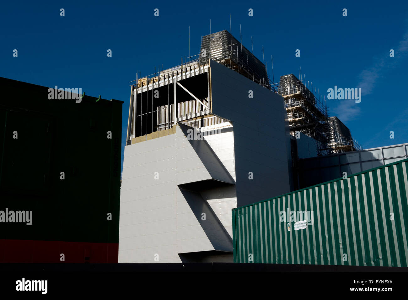 Addenbrooke's Hospital e il nuovissimo Cambridge Campus Biomedico-CBC. Foto Stock