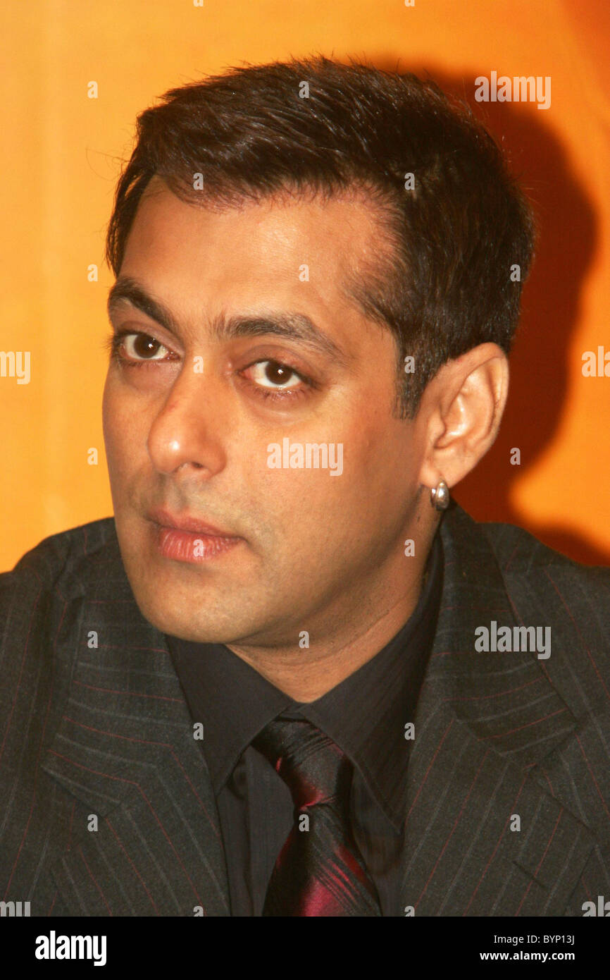 Salman Khan al lancio del film di Bollywood 'Marigold" tenutasi presso il Queens Hotel Leeds, Inghilterra - 09.06.07 Mark Readman/ Foto Stock